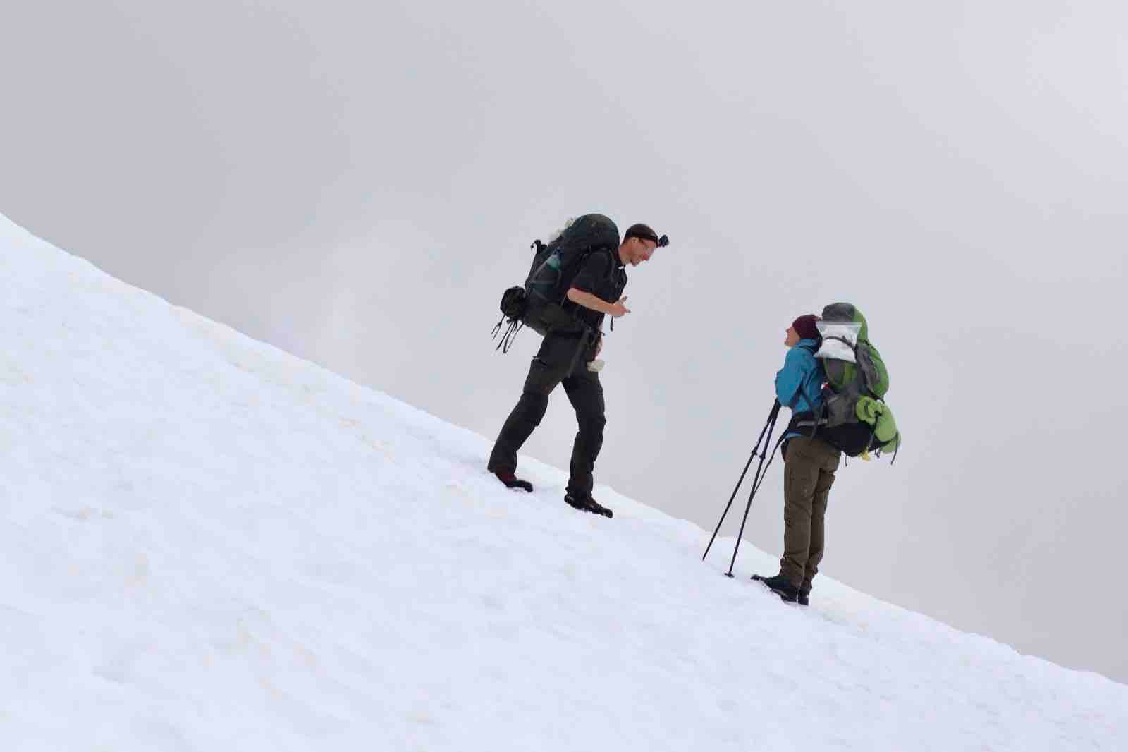 Abstieg von Tzoonie Mt.