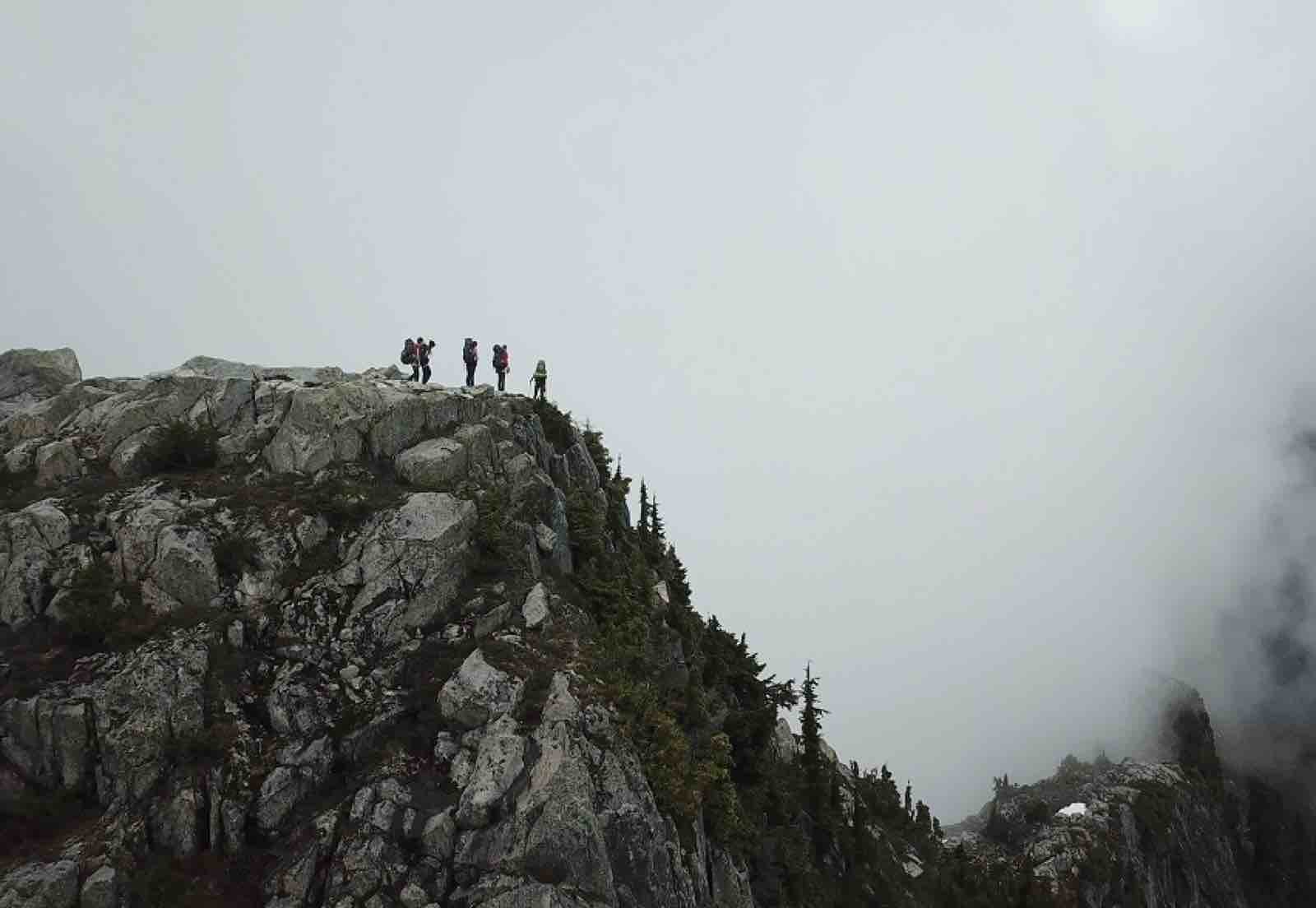 Ridge approaching Mt. Tzoonie