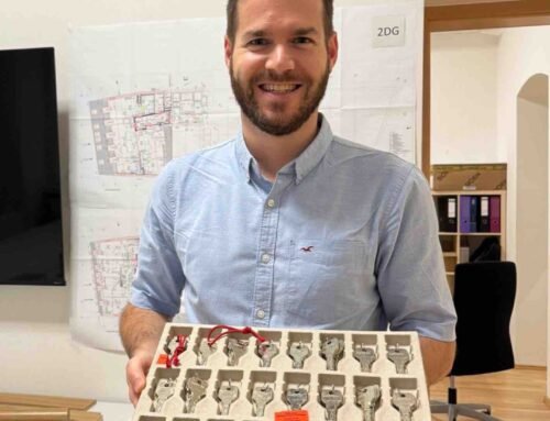 Die Schlüsselübergabe!